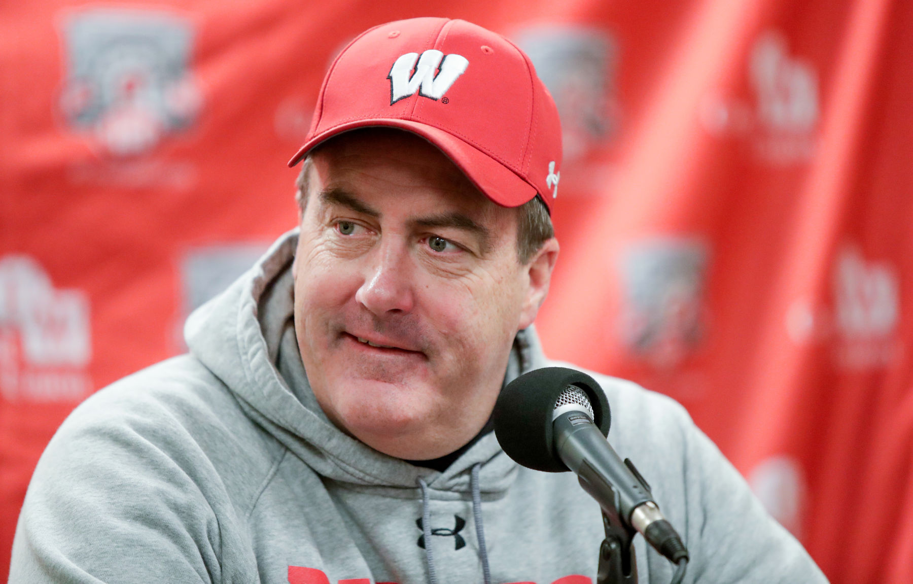 Paul Chryst cracks a smile